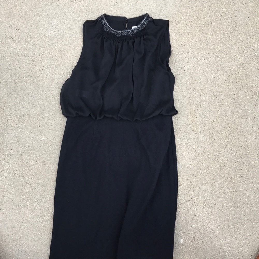 Coldwater Creek Black Tank Top Cocktail holiday dress- 12